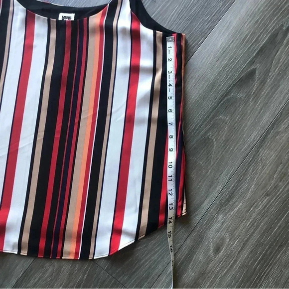 Anne Klein Womens Striped Cami Spaghetti Strap Tank Top Shirt NWT Size Medium - Picture 5 of 9